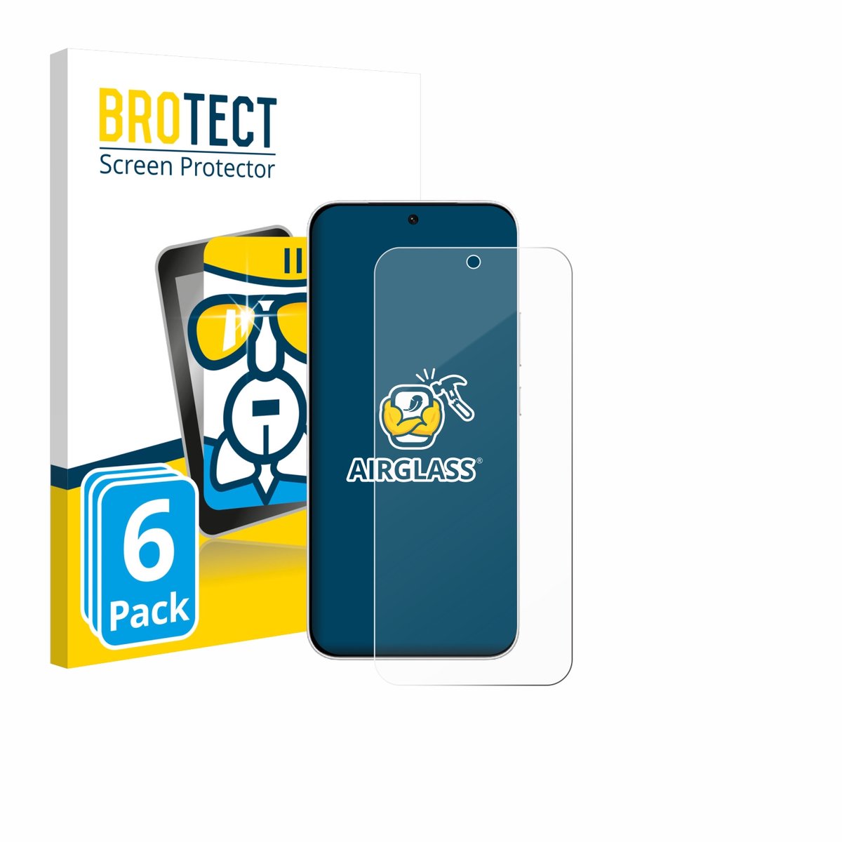 Screenprotector 6 Stuks voor Vivo iQOO Z11 Beschermglas transparant