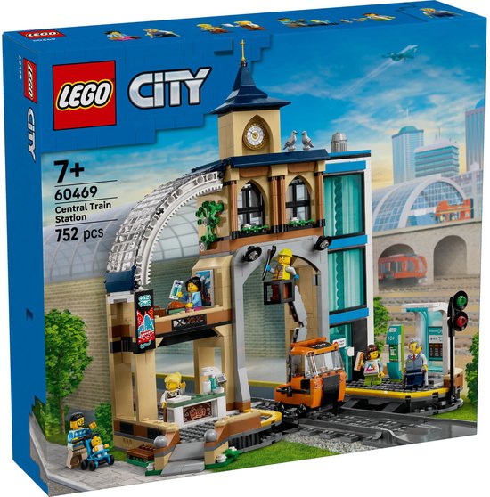 LEGO® City Centraal Station, Bouwspeelgoedset - 60469