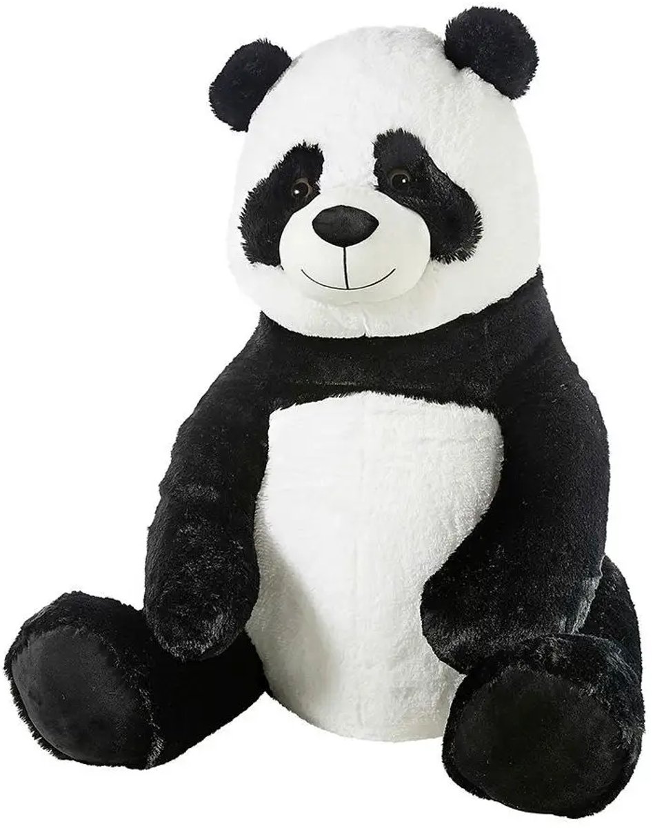 Heunec knuffel XXL panda 100cm pluche speelgoed.