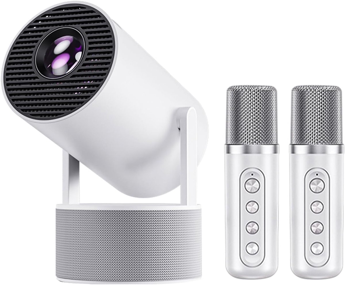 Draagbare Mini Projector - Slimme Beamer - Thuisbioscoop - Automatische Keystone Correctie - 130 inch Beeld