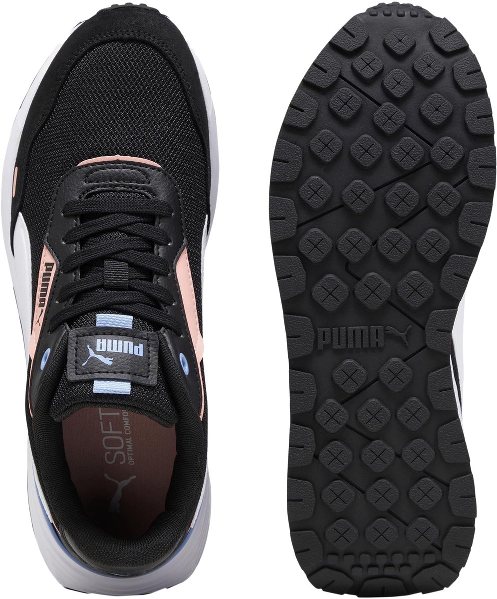 Runtamed Plus lage sneakers met veters Zwart