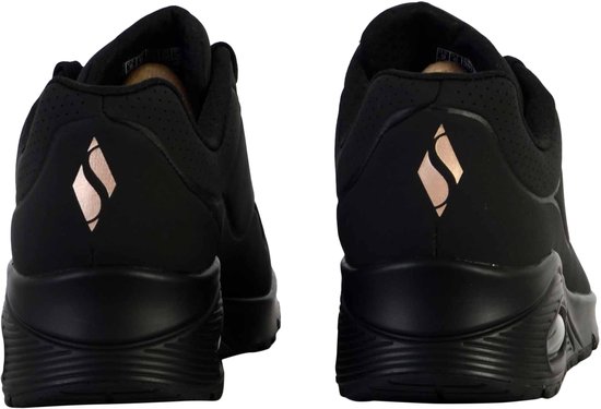 Baskets Femme Skechers Uno Stand On Air - Noir / Noir - Taille 36