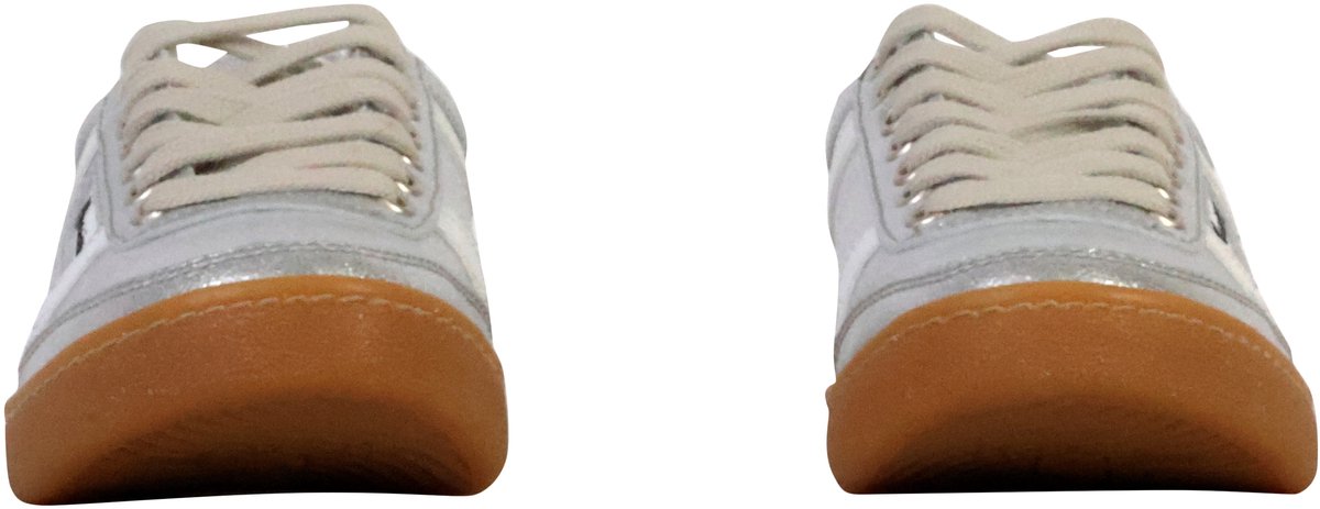Leren sneakers Essential Silver
