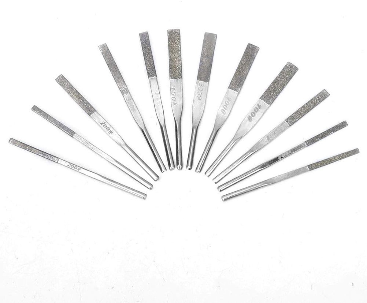 Metaalvijl Set - Slijp Schuur - Precisie Werk - Snel Verwisselbaar - 3mm Schacht 70mm