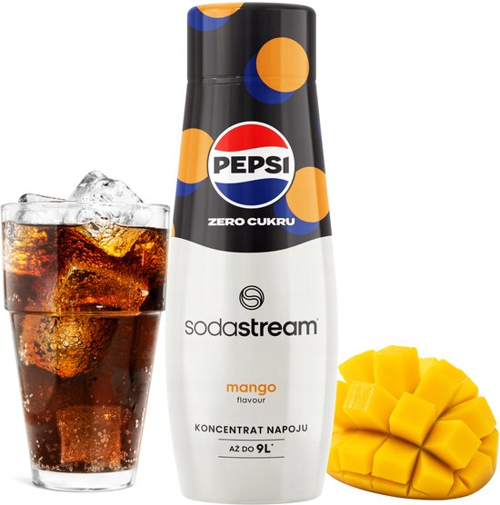Pepsi Max Mango - Frisdrank Concentratie - 440ml - Zonder Suiker - Tropische Smaak