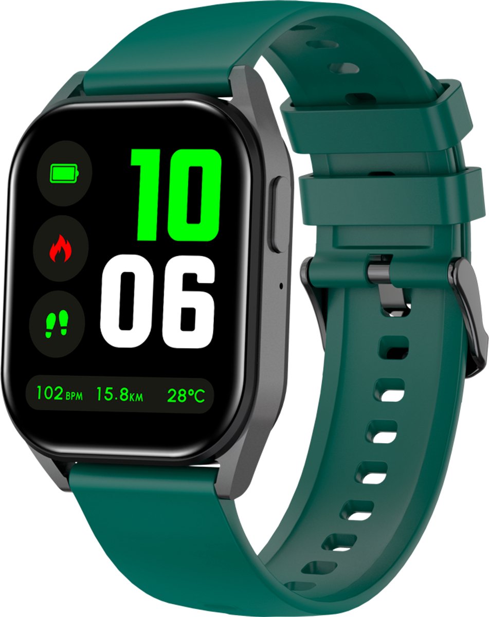 Canyon Chatter - Smartwatch - BT Call - Zwart - Groen