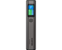Canyon OnPower 230 - Powerbank - 20000 mAh - PD130W - TFT Display - Grafiet