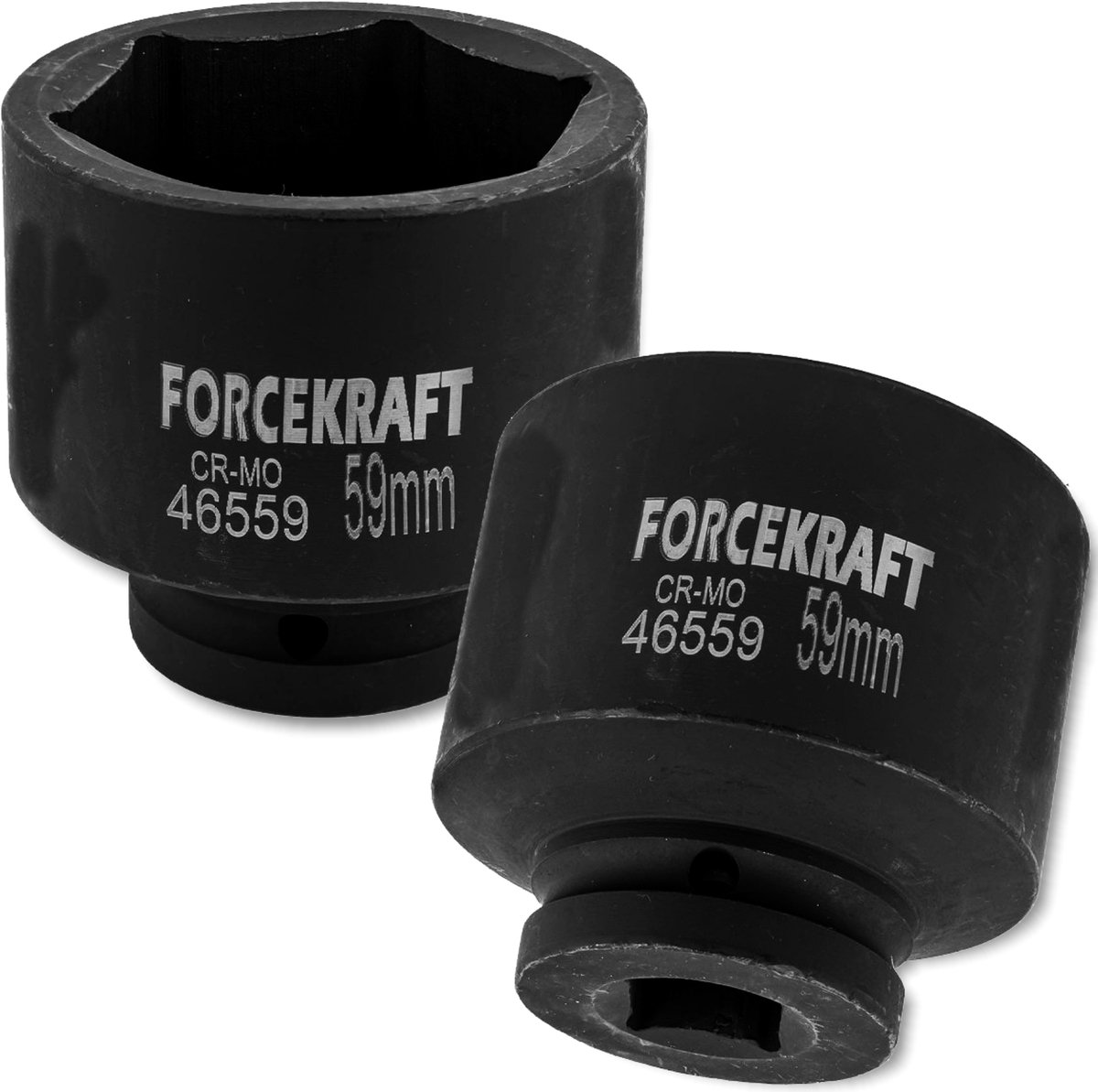 Forcekraft - 6-kantige Slagmoerdop - 3/4" - 59mm - CrMo Staal