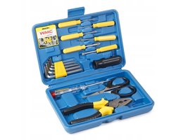 WMC 1016 - Boîte à outils - 16 pièces - Acier au chrome-vanadium - Avec boîte