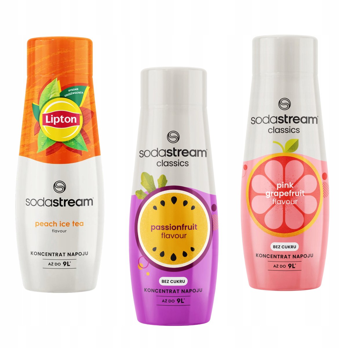 Sodastream - Lipton Ice Tea - Perzik - Maracuja - Grapefruit