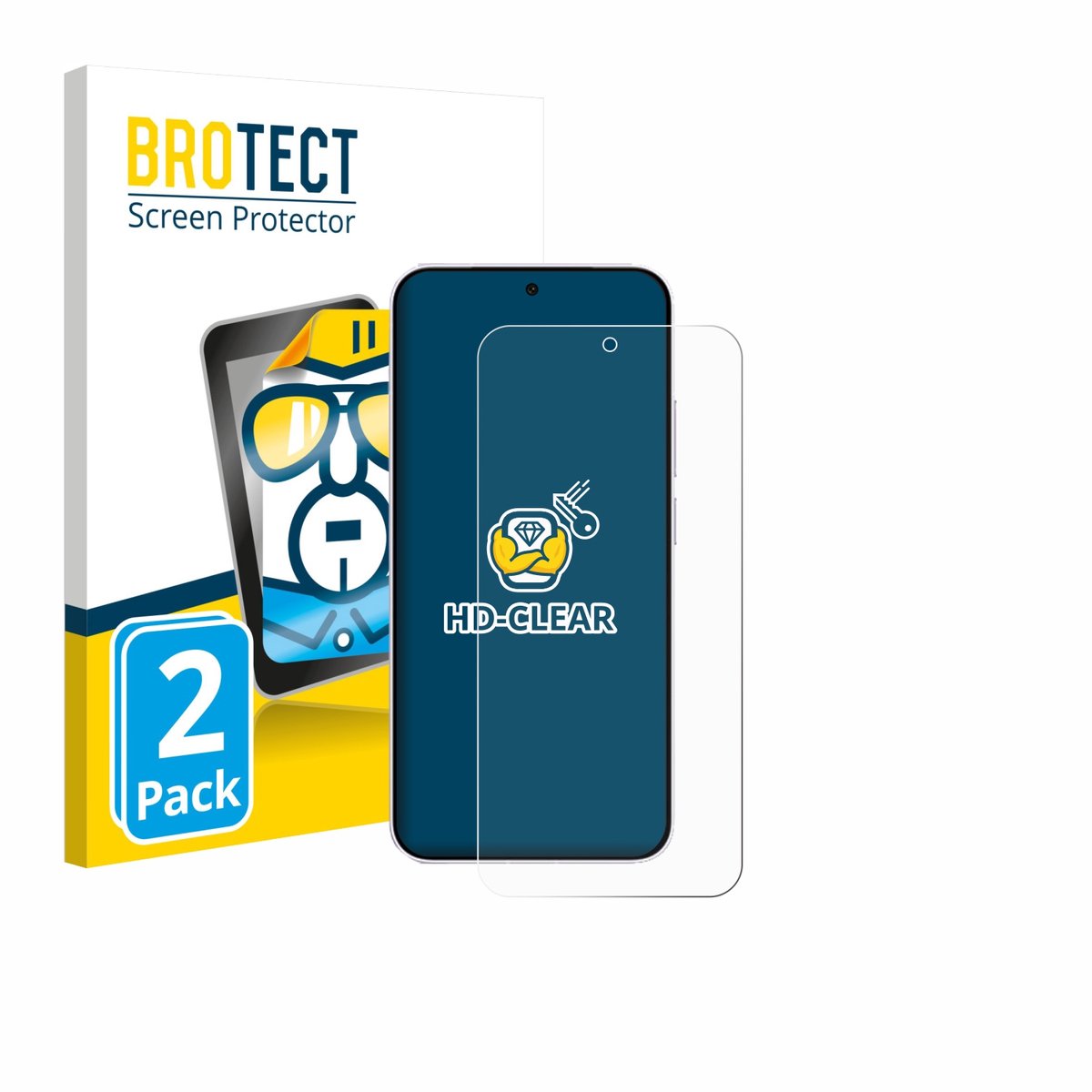 BROTECT - Screenprotector voor Vivo X300 FE - Folie Beschermfolie transparant 2 Stuks