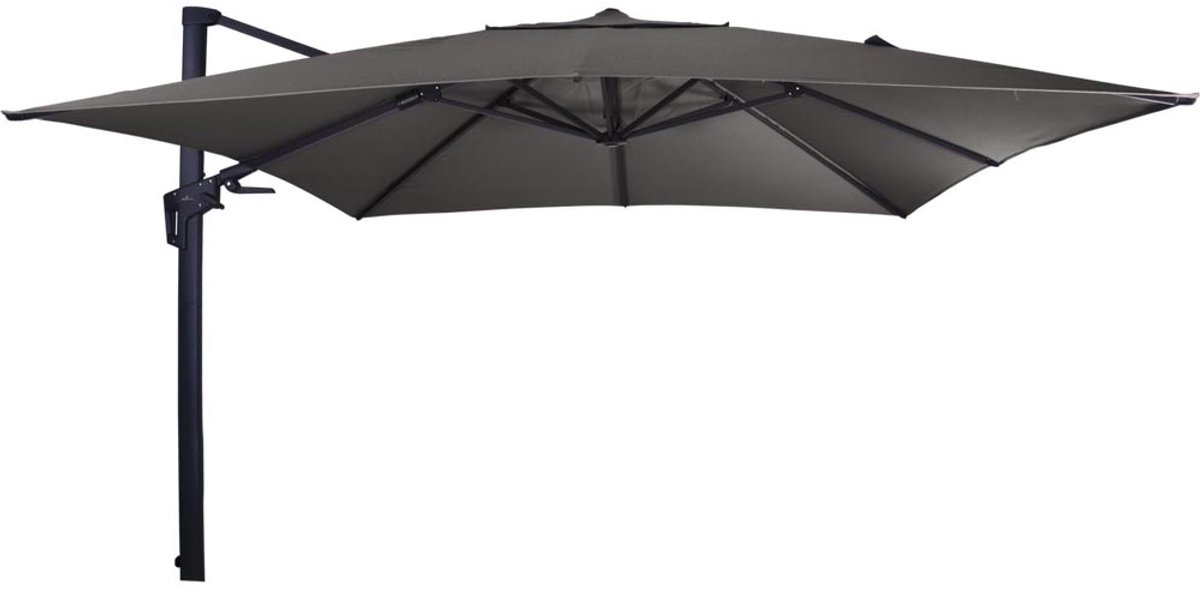 Lesli Living - Push-up parasol VirgoFlex - Antraciet - 300x300cm