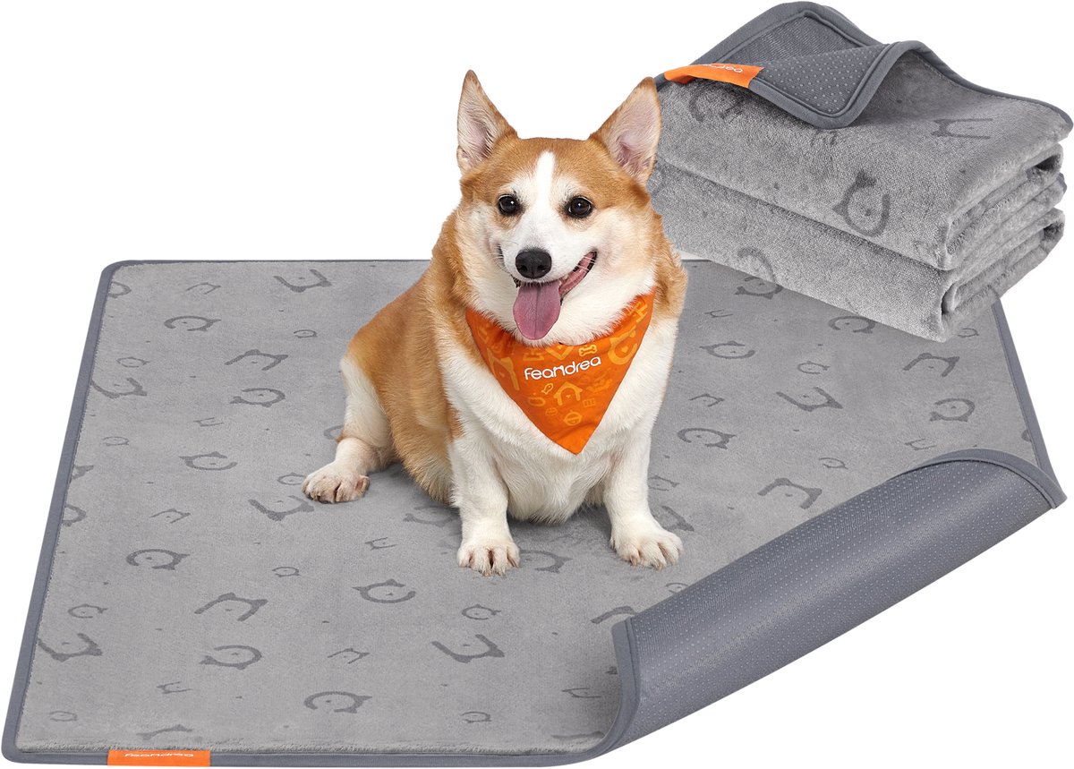 Feandrea - Trainingsmat - Herbruikbare Waterdichte Mat - Antislip en Absorberend