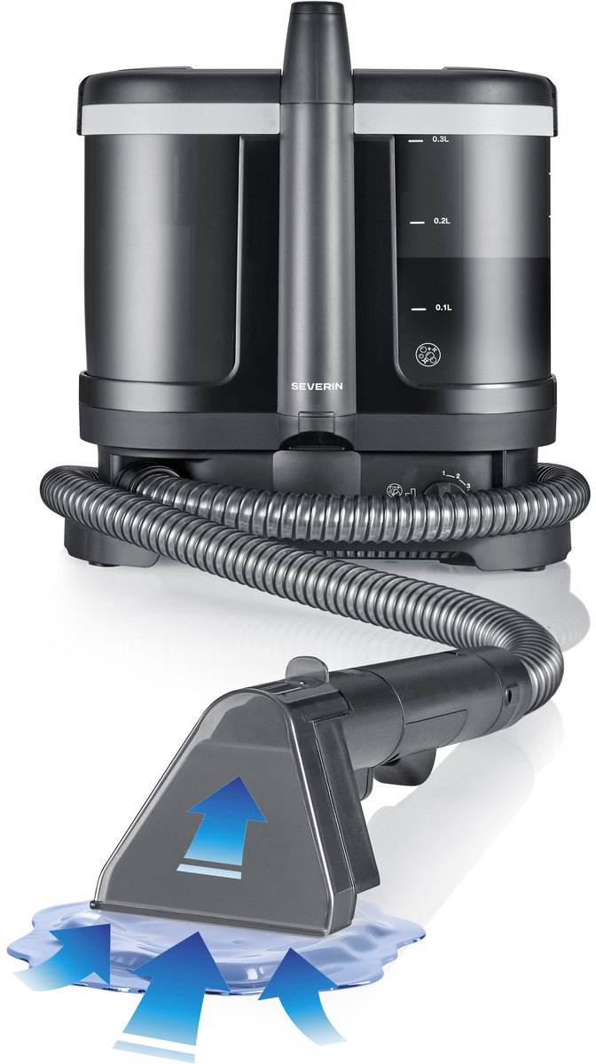 Severin SC 7188 Bekledingreiniger S-Power – 450 W – Turbostand – Dubbele Watertank