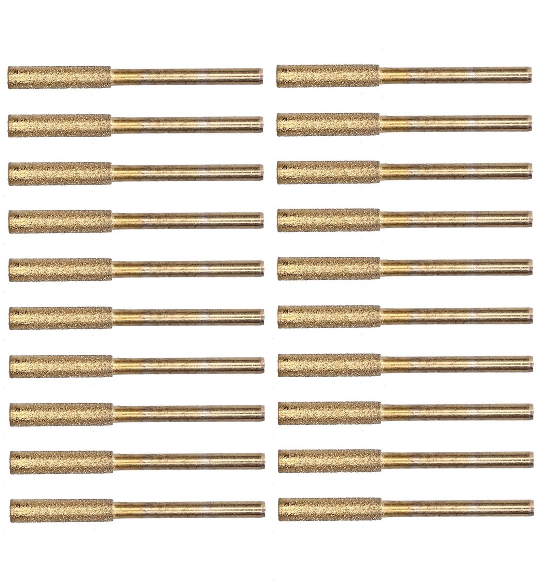 Cosensi- Kettingzaagslijper 20 Stuks - Diamant Slijpgereedschap - Slijpsteen voor Kettingzagen - 4,0/4,8/5,5 mm - Duurzaam Amaril Materiaal