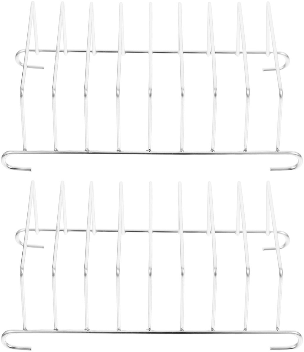 Cosensi- Broodhouder 2x Roestvrij Stalen Bakplaten Airfryer Accessoire Grill Koelrek Gemakkelijk schoon te maken Baking Rack