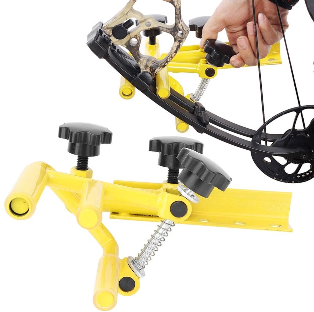 Cosensi- Booghouder Stabiel Frame - Boogreparatiegereedschap - Metaal - Inclusief Schroeven/Moeren/Afdichtingen - Gewicht 1584 g - Instelling Booghouder - Boogbankschroef