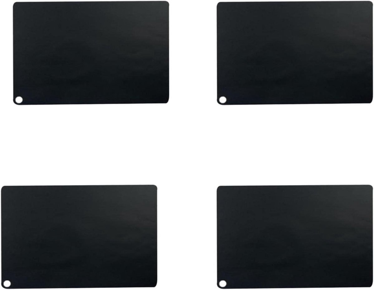 Inductie Kookplaat Beschermers Kookplaat Matten Kookplaat Beschermen Hittebestendig Antislip 25x35 cm Zwart