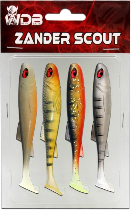 Rubberen Vis Shads voor Snoekbaars Hengelen - 12.5 cm - Hoge Actie Aas — afbeelding 5