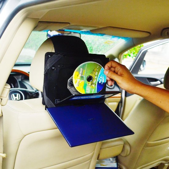 Universele Hoofdsteun Houder voor 10 inch DVD-speler - Draaibaar en Flip - Autohouder voor Achterbank — afbeelding 2