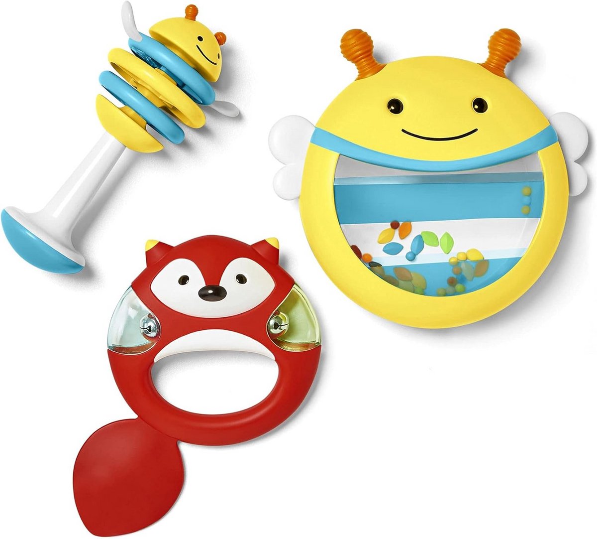 Musical Instrumenten Set voor Peuters - Rammel Drum, Tamboerijn en Klapper