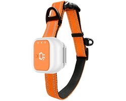 DrPhone PetTrack 4G - GPS Tracker – Katten Tracker – IP66 Waterdicht – SIM – Elektronische Omheining – Voor katten – Wit/Oranje