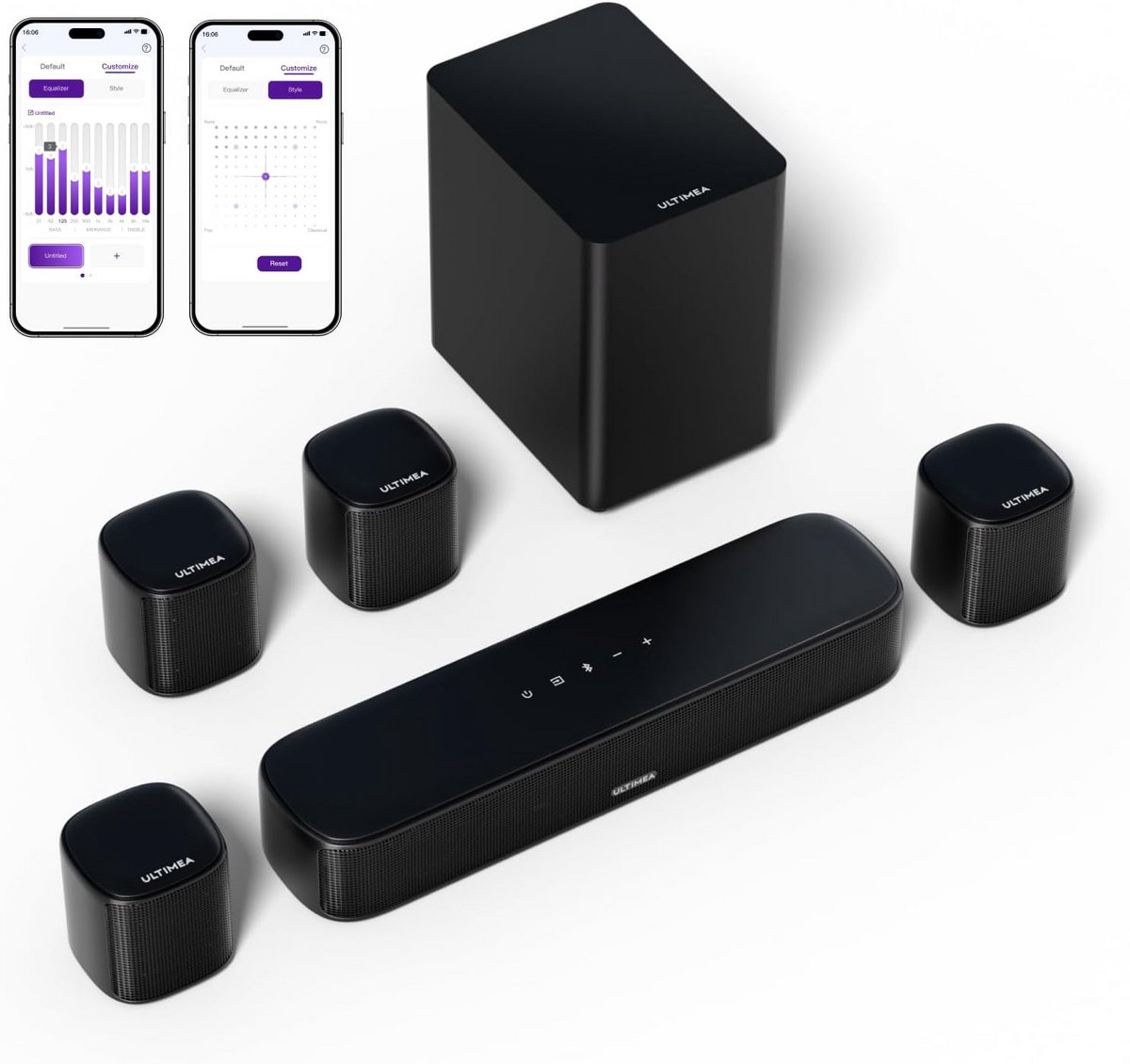 Krachtige 7.1 Virtual Surround Soundbar met Subwoofer voor TV | 330W Vermogen