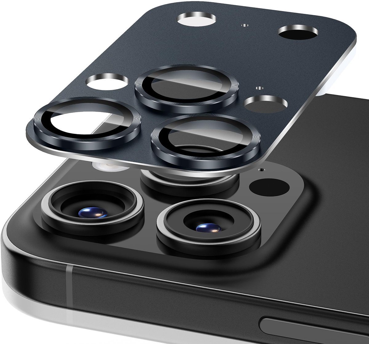 MTTproducts- Lensbeschermer HD Glas - Camera Bescherming iPhone 14 Pro Max/15 Pro Max/16 Pro Max - Krasbestendig - 99.9% Transparantie - Eenvoudige Installatie