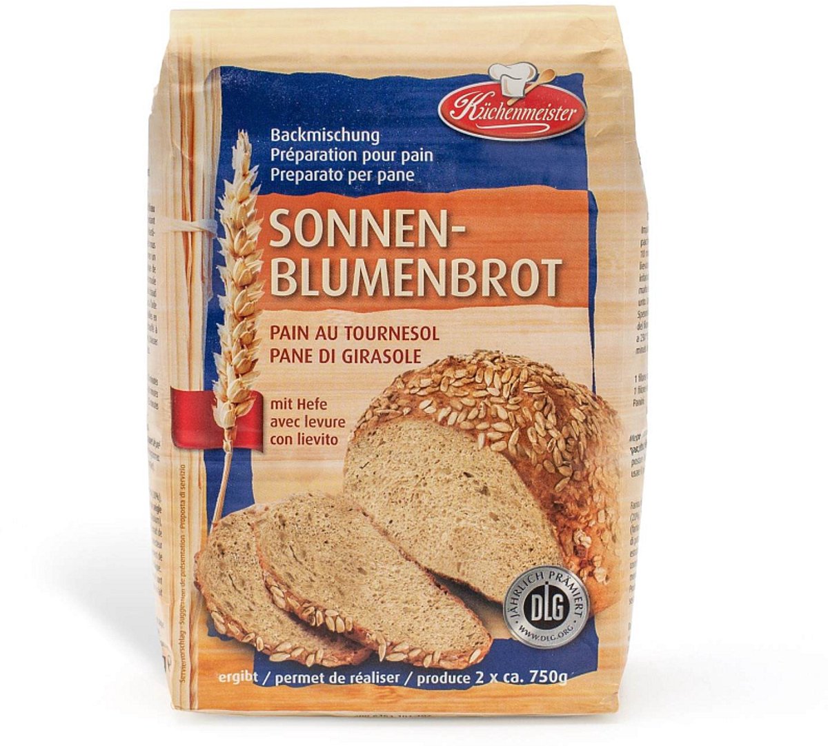 Küchenmeister broodmix - zonnebloembrood 500g