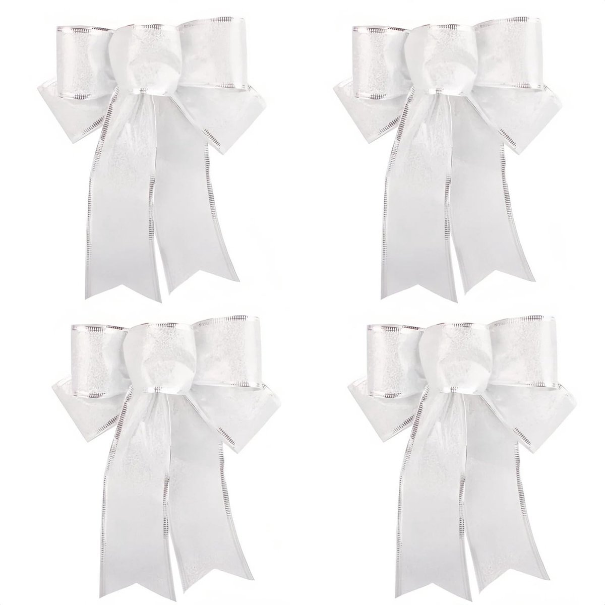 MTTproducts - Set van 6 Glitter Kerstboom Bogen voor Decoratie