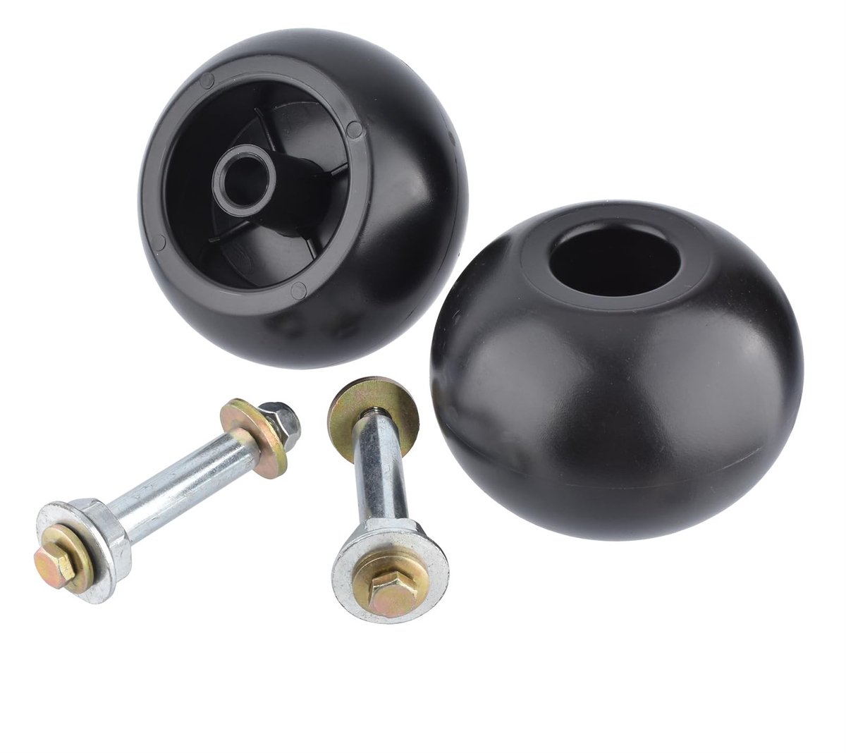 MTTproducts- Deck Wheel Set - 2 Stuks - Inclusief Hardware - Geschikt voor Exmark 109-2098 - Boring 5/8" - Wielmaat 5x3 1/4 - Glad Loopvlak - Grasmaaierwiel