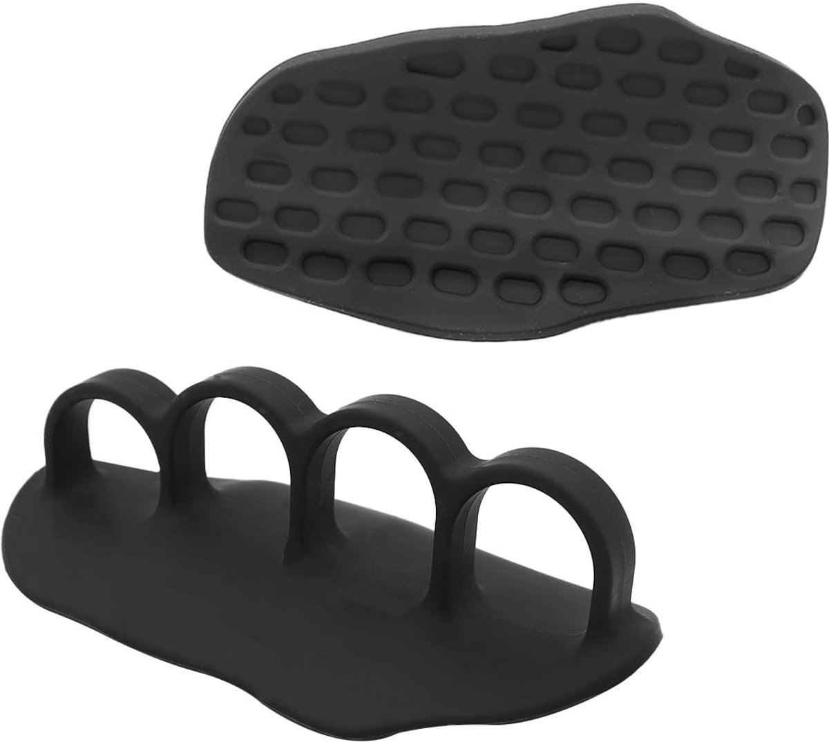MTTproducts- Gewichthefgrepen 2 Stuks - Antislip Siliconen - Pull-up Handgrepen - Vingerloze Fitnesshandschoenen - Versterkende Handgreep - Unisex