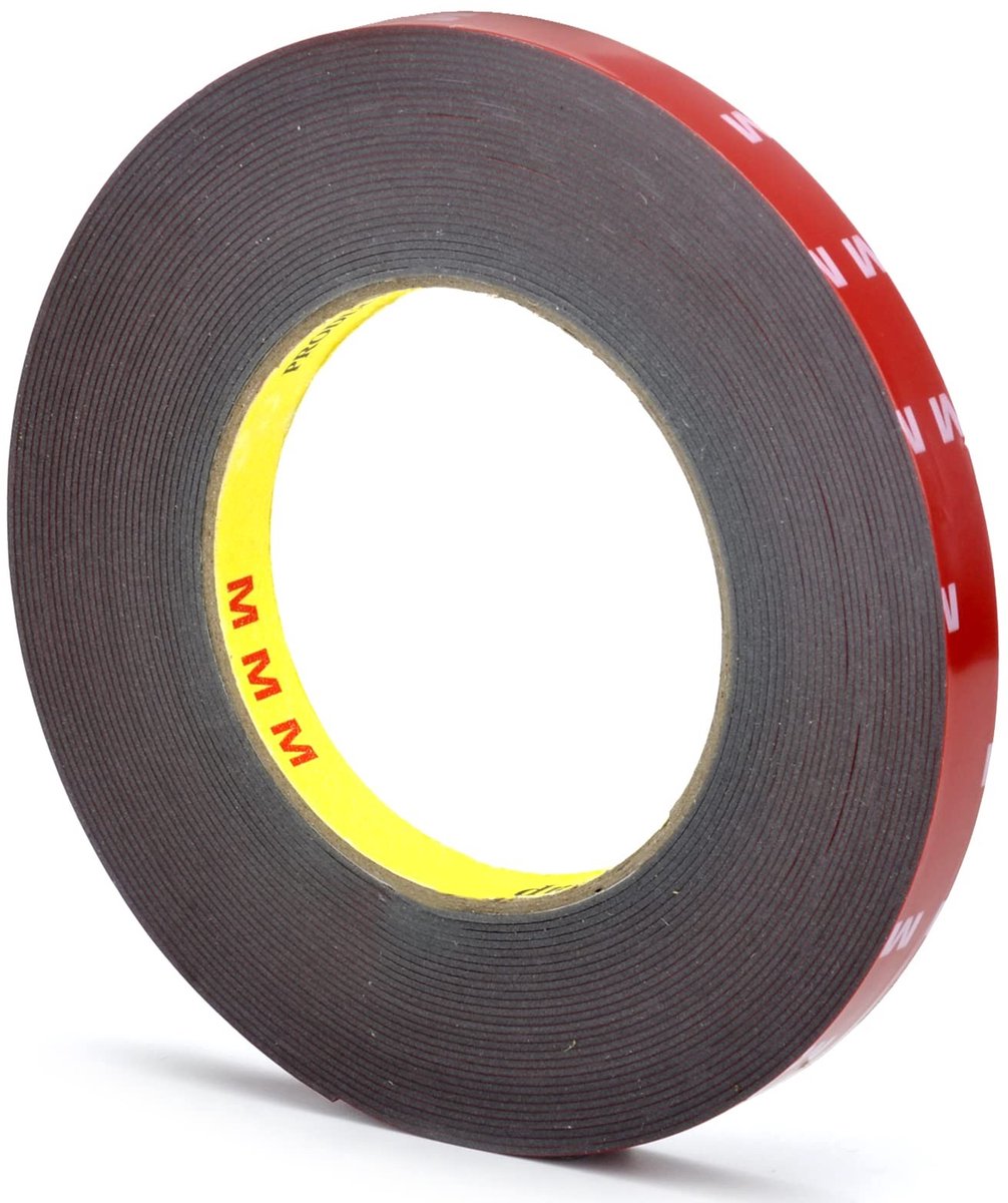 MTTproducts - Dubbelzijdige Montage Tape - Extra Sterk en Waterproof - 10m x 12mm - Ideaal voor Auto en Wanddecoratie - Perfect voor LED Strips en Meer