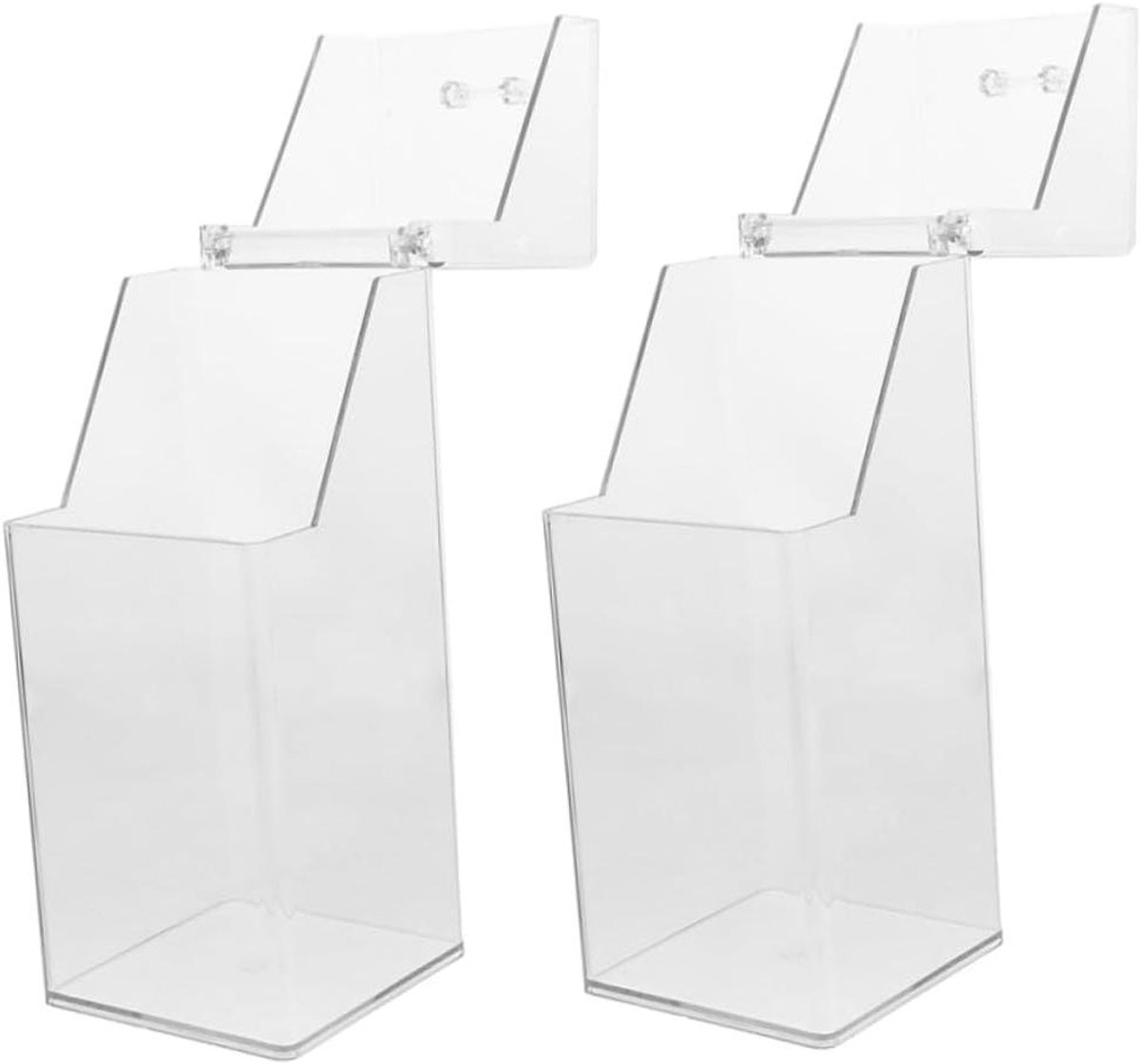 Dispenser Voor Handschoenen - Opberger Maskers - Laboratorium Organisatie - Met Beschermend Deksel - 21 cm - Transparant