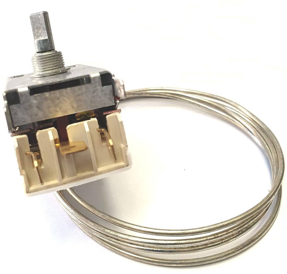 Koelkastthermostaat - Temperatuurregelaar - Koelkast Temperatuur - Universele Compatibiliteit - 90 cm Sonde - Wit