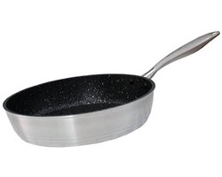 Bastilipo Pro 24H braadpan, aluminium, grijs, 24 cm