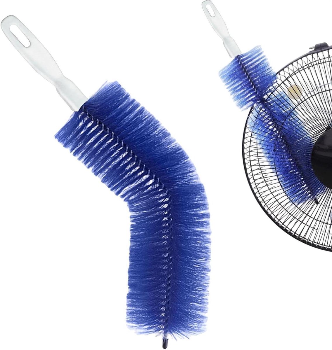 Ventilator Reiniger - Stofborstel Microvezel - Stof Verwijderen - Buigbaar Ontwerp - 2 Stuks - Blauw