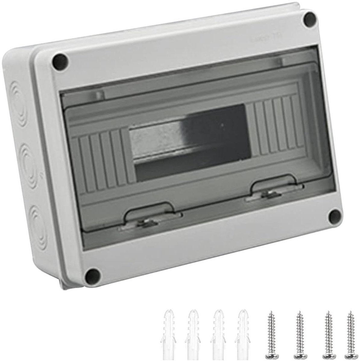 Verdeling Kast - Zekeringkast - Buiten Elektronica - Waterdicht IP65 - 12 Modules - Grijs