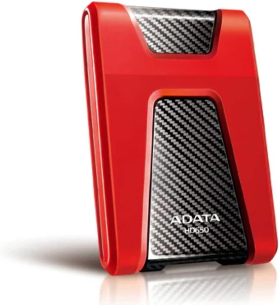 Externe Harde Schijf - Portable Opslag - Bestanden Opslaan - Schokbestendige Behuizing - 2.5 inch - Rood — afbeelding 4