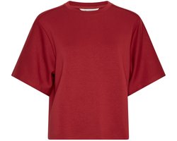 MSCH Copenhagen Mschmaelee Ima Q 2 4 Sweatshirt Tops & T-shirts Dames - Shirt - Rood - Maat S/M