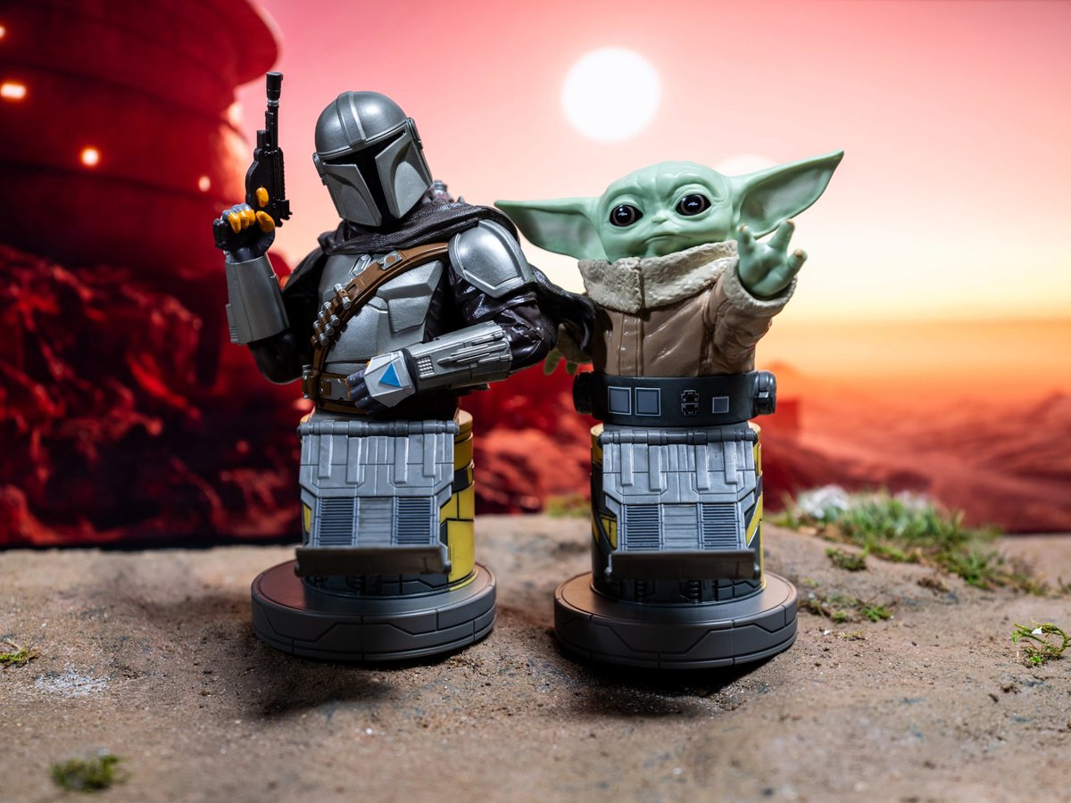 Star Wars - Grogu Mandalorian apprentice - figurine standaard voor telefoon | controller | oplaadcase (Cable Guys R.E.S.T.) — afbeelding 18