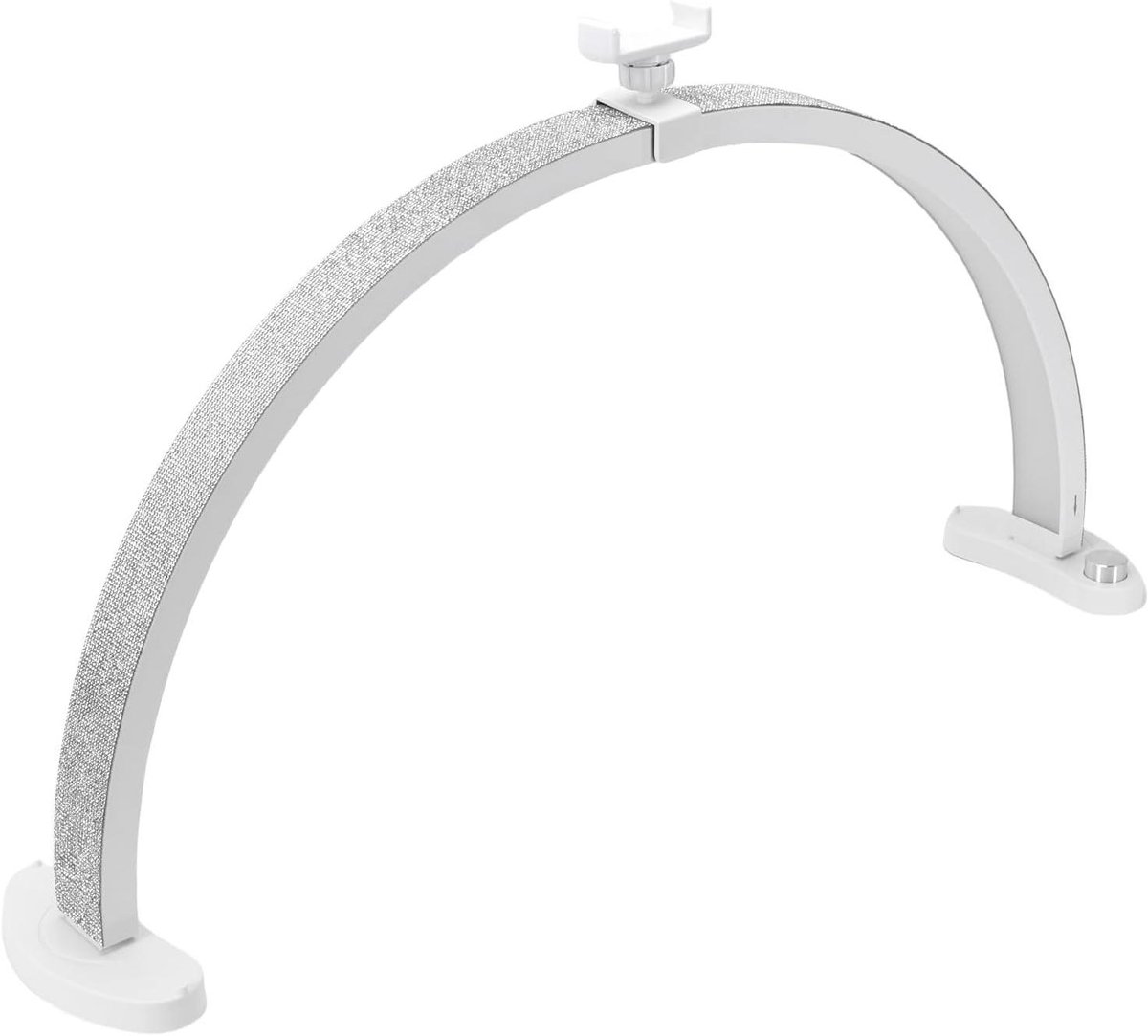 Nail Desk Lamp - LED Booglamp - Nagelstyling Verlichting - Ingebouwde Telefoonhouder - 71 cm - Wit