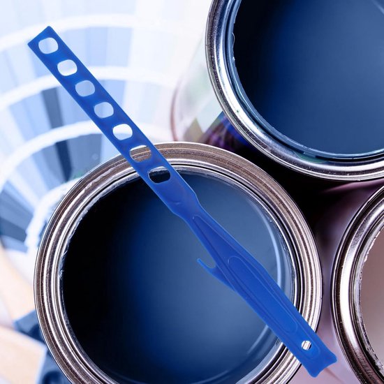 Roerstaafjes voor Verf - Mengstaven Plastic - Verf Mengen - Krasbestendig Ontwerp - 3 Stuks - Blauw — afbeelding 3