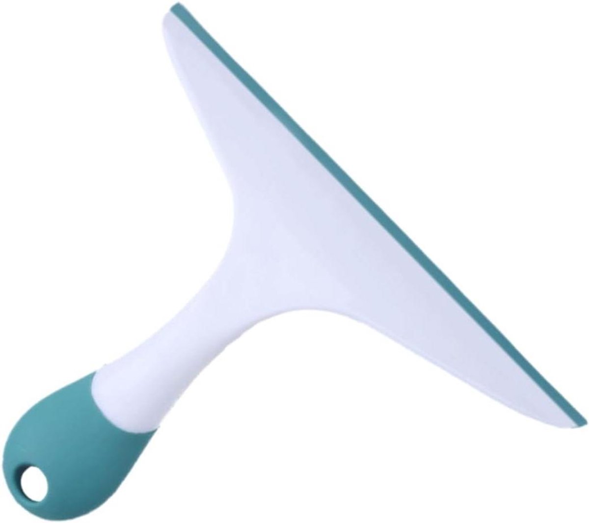 Kunststof zuigmond - Siliconen wisser - Vlakken reinigen - Ergonomische grip - 24.5 cm - Groen
