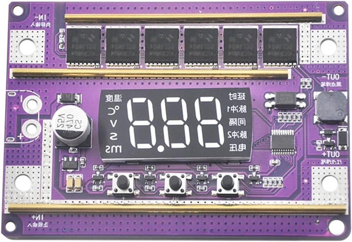 Spot Lasapparaat - Doe-het-zelf Kit - Batterijen Verbinden - Dubbele Puls Controle - 0.05-0.3mm - Pakket C