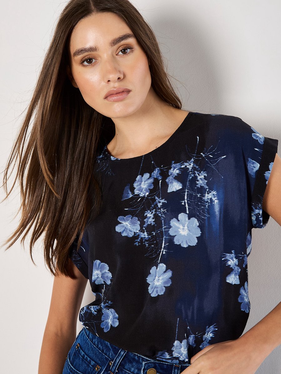 T-shirt met bloemenprint