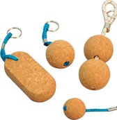 Porte-clés en liège - Rond - diamètre 50 mm - Porte-clés flottant - Flotteur - Porte-clés - Bateau