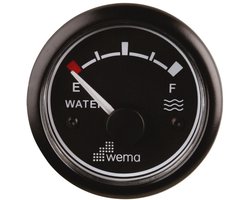 Wema tankmeters water / zwart