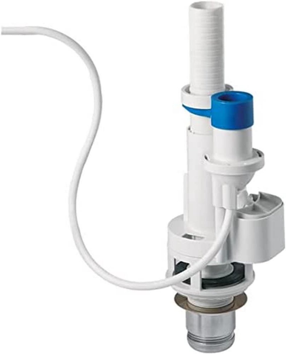 Toilet Uitlaatset - Reservoir Onderdeel - Toilet Reparatie - Universeel Compatibel - 8 x 10 x 30 cm - Grijs