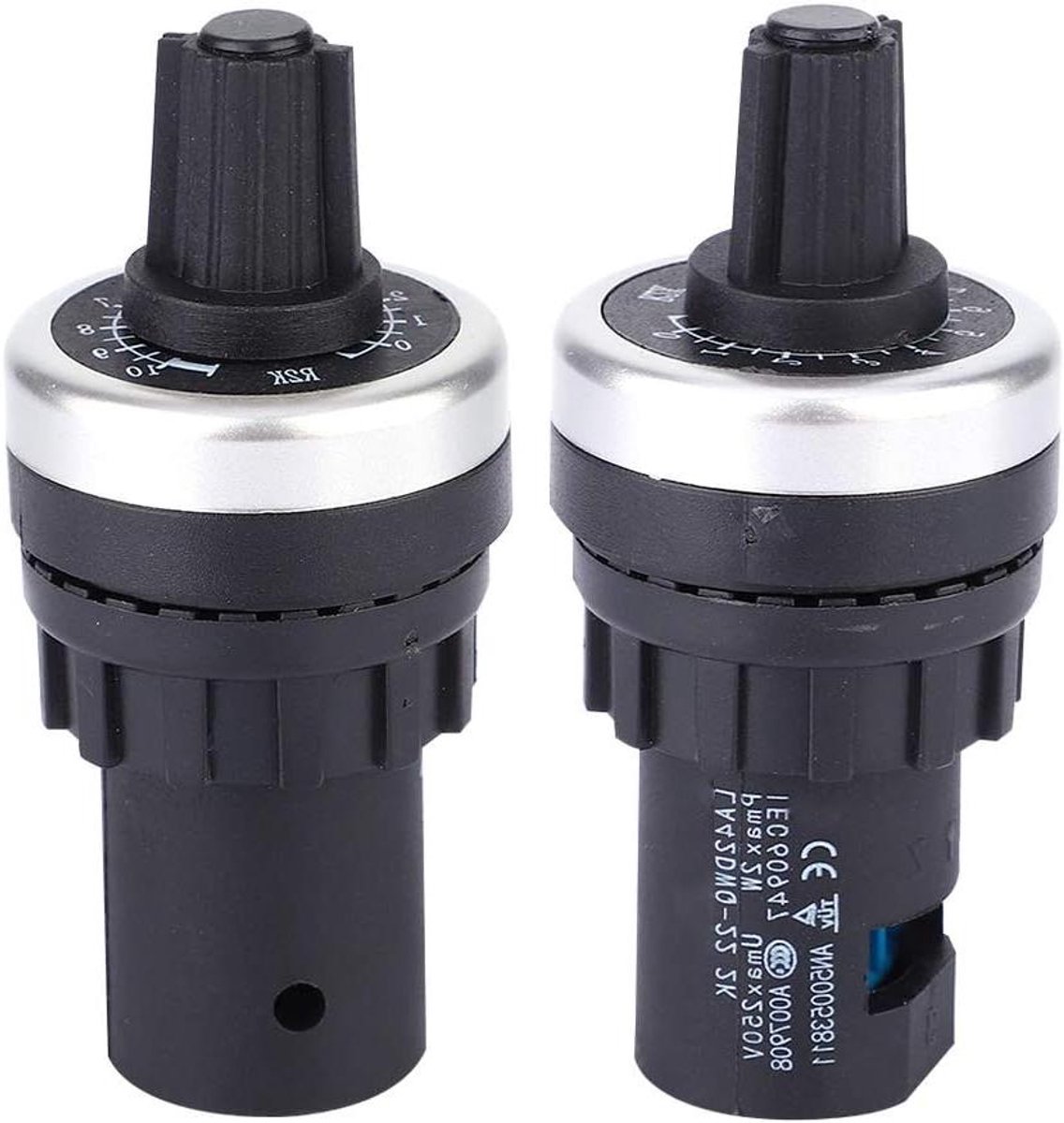 Variabele Weerstand - Regelaar - Elektronica Reparatie - Hoge Nauwkeurigheid - 2K Ohm - Zilverkleurig